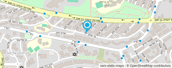 מפת הגעה אל י.ב אדריכלות