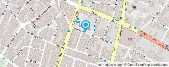 מפת הגעה אל עו"ד בן-יוסף טל