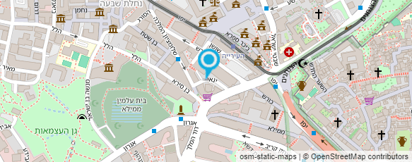 מפת הגעה אל סאם קעקועים ופירסינג