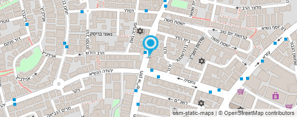 מפת הגעה אל מעדנית שאבעס