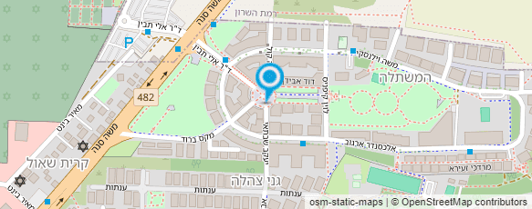 מפת הגעה אל תריסי המשתלה