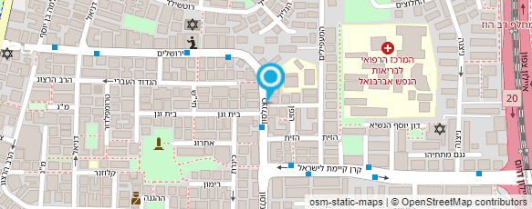 מפת הגעה אל קיוסק לב הדרך