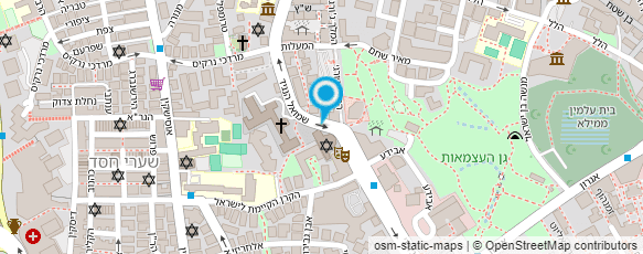 מפת הגעה אל עו"ד בלאו צבי