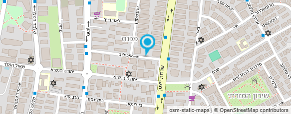 מפת הגעה אל א.א מעקות