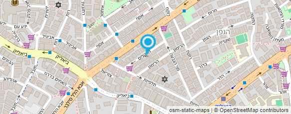 מפת הגעה אל עו"ד ציונוב שרון