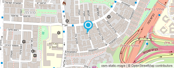 מפת הגעה אל מוריה עיצוב שיער ואיפור