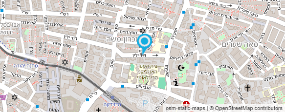 מפת הגעה אל אופטיקה ישראל - Israel Optical