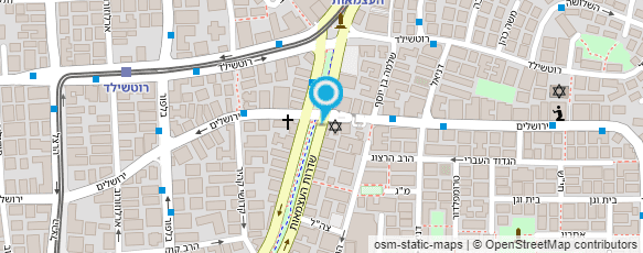 מפת הגעה אל עו"ד יוסופוב רומן