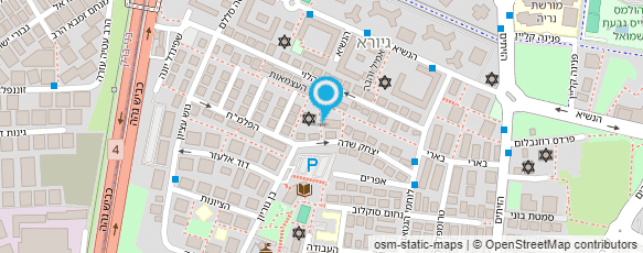 מפת הגעה אל גן תמרים