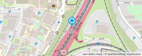 מפת הגעה אל עו"ד סופרמן רפאל