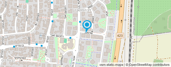 מפת הגעה אל STUDIO A - יפעת אברמסון