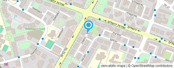 מפת הגעה אל ד.נ. תחזוקה