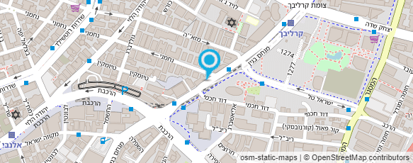 מפת הגעה אל בניין הארץ שיווק ויזמות נדל"ן