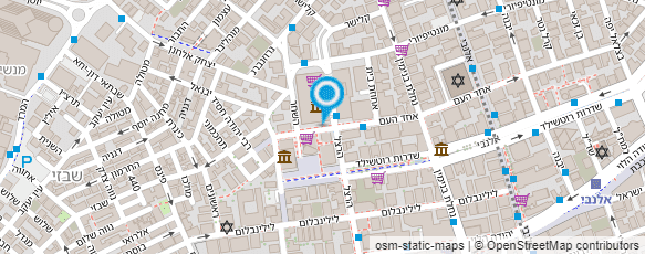 מפת הגעה אל רכבת ישראל - אגף שיווק