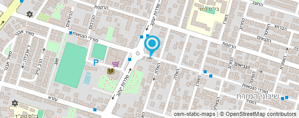 מפת הגעה אל ד"ר פיצה