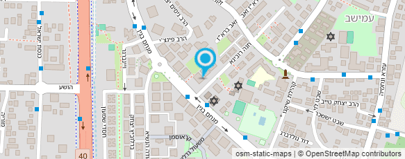 מפת הגעה אל עו"ד זינר אטיאס יפעת