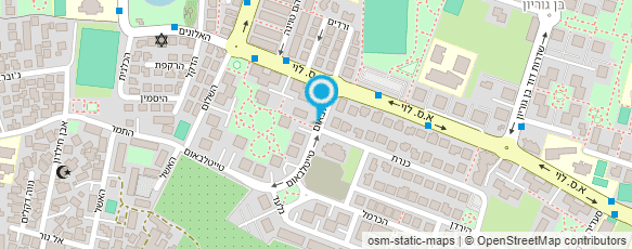 מפת הגעה אל עוז מערכות מיגון