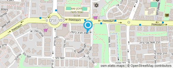 מפת הגעה אל עו"ד פינקלשטיין-פרקש שירה