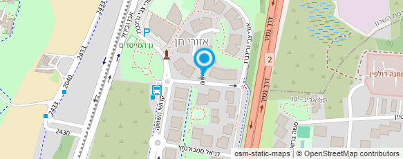 מפת הגעה אל עו"ד כרמון רענן