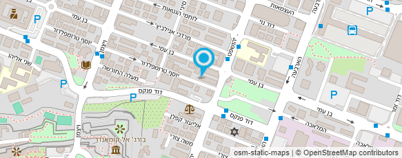 מפת הגעה אל עזיזה'ס-סנדביץ של סבתא