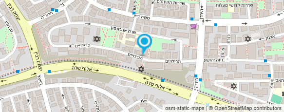 מפת הגעה אל עו"ד מנשה-צימרמן פנינית