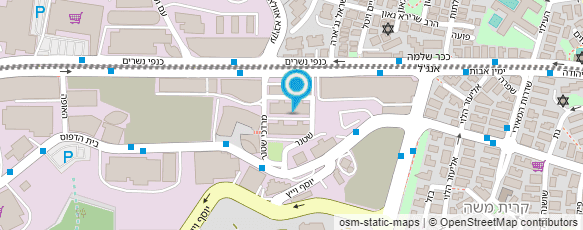 מפת הגעה אל ד"ר אבי שני