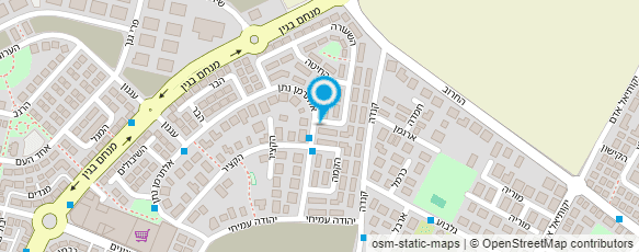 מפת הגעה אל עו"ד נבון גיל