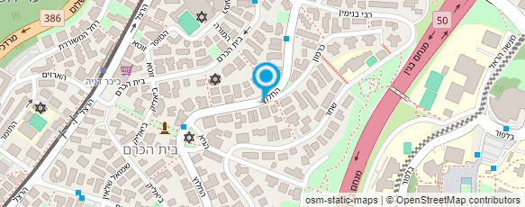 מפת הגעה אל עו"ד טולידנו שמואל