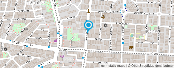 מפת הגעה אל עו"ד צילר יאיר