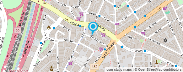 מפת הגעה אל עו"ד שיר אראל