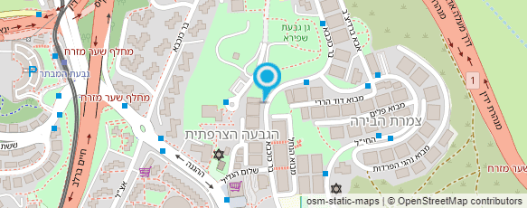 מפת הגעה אל אורן אברהם פיזיותרפיסט