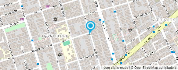 מפת הגעה אל סטודיו דורין עבודי