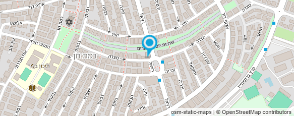 מפת הגעה אל עו"ד לוי פרי יעל