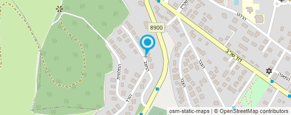 מפת הגעה אל בת חן עיצוב שיער ואיפור