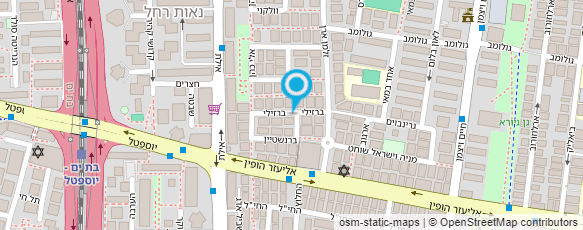 מפת הגעה אל עו"ד; נוטריון ומגשר שמואל כהן