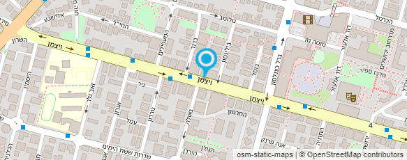 מפת הגעה אל עו"ד יוסף דנציגר