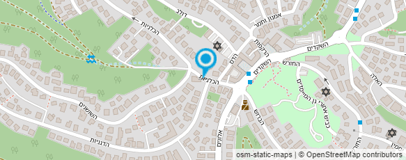 מפת הגעה אל עו"ד בכר יהודה