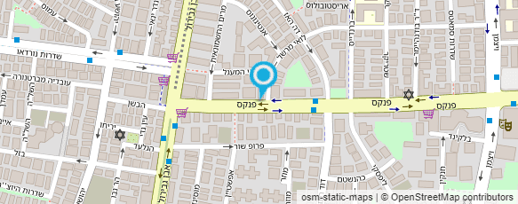 מפת הגעה אל אופירה גורדון פסיכולוגית קלינית