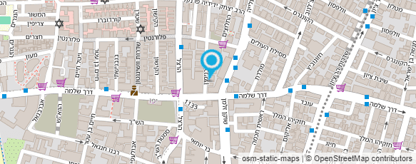 מפת הגעה אל עידו קלוץ שיעורי גיטרה