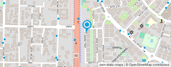 מפת הגעה אל רפאל טזרטש - יועץ מס