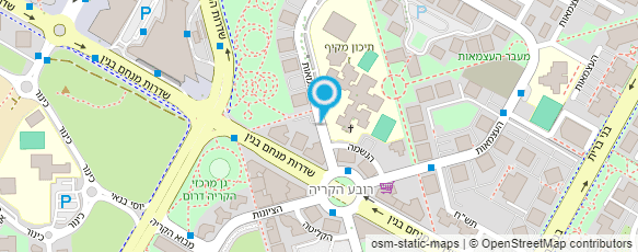 מפת הגעה אל מספרה audrey hadjedz