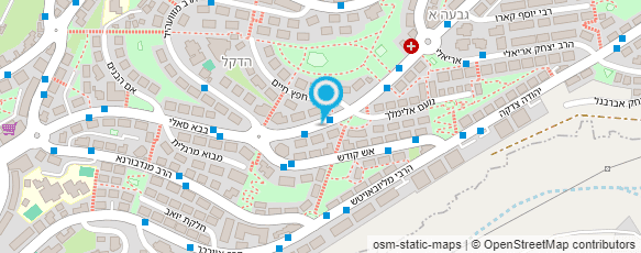 מפת הגעה אל משען לדל-קרן צדקה וחסד