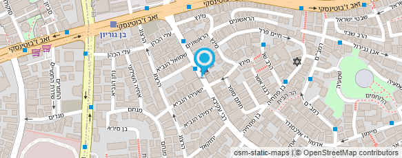 מפת הגעה אל ביגושי - יבוא בגדי ערב