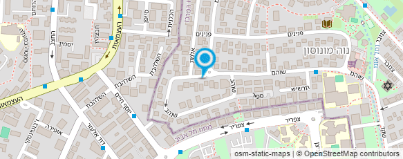 מפת הגעה אל הניג רחל - פסיכותרפיסטית