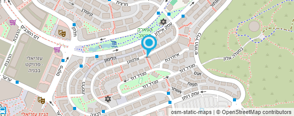 מפת הגעה אל רוני מור - מורה לנהיגה