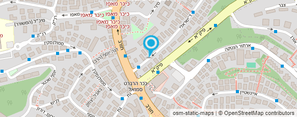 מפת הגעה אל עו"ד שטקלר-טימסית טל