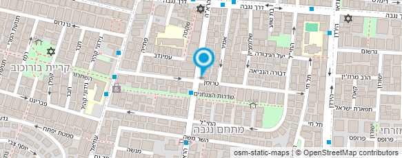 מפת הגעה אל יהודית צור עיצוב בנגיעה אמנותית