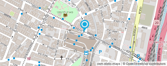 מפת הגעה אל עיתון ספוטניק השקמה- עיתונות בשפה הרוסית