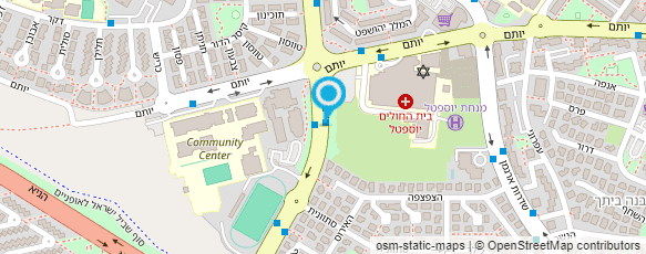 מפת הגעה אל סמוראי בילי ריפוי בעיסוק לילדים