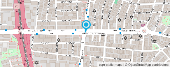 מפת הגעה אל פרי גנך סלסלות פרי מעוצבות